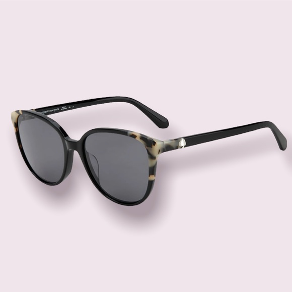 Kate Spade New York Vienne Polarized Round Acetate Hello Sunshine Sunglasses - Picture 2 of 11